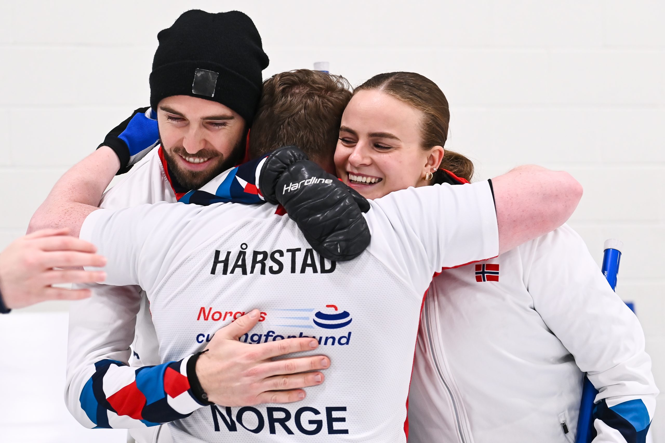 Norway celebrate their quarter-final victory © WCF / Will Palmer