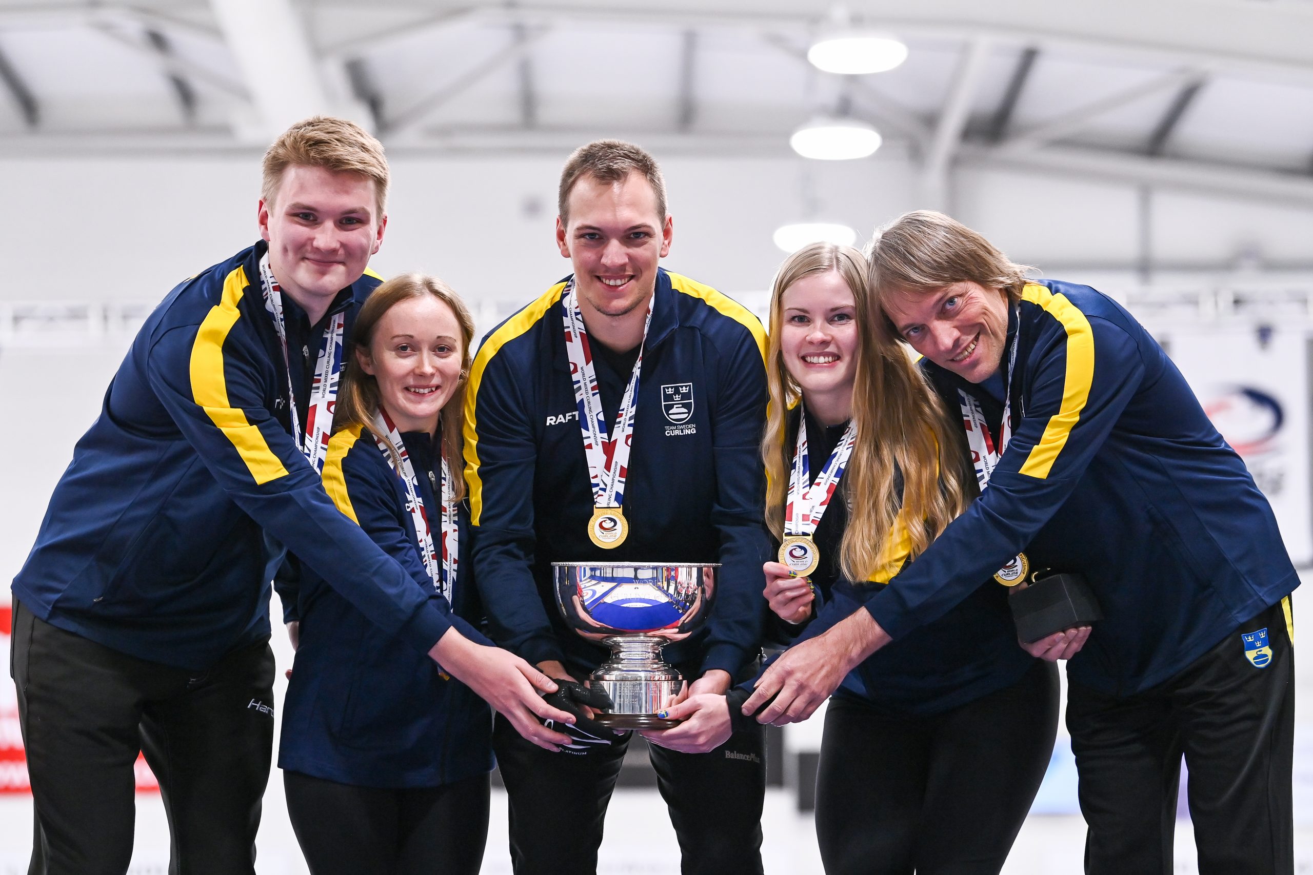2023 World Mixed Curling champions, Sweden © WCF / Will Palmer