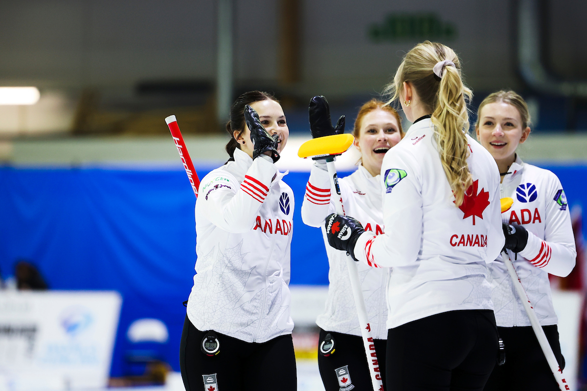 Team Canada at the World Juniors © World Curling / Stephen Fisher