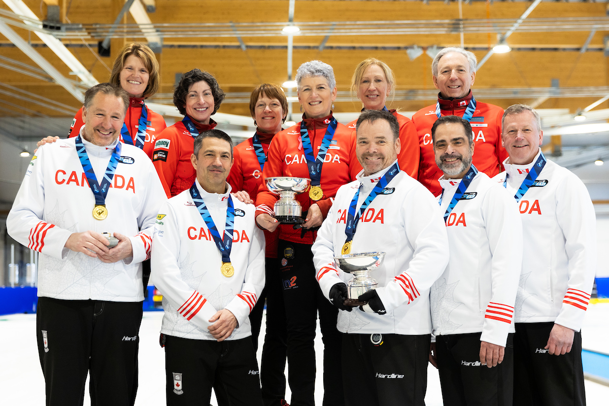 Canada win double gold at World Senior championships